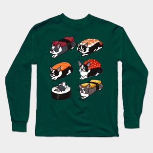 Sushi  Boston Terrier Long Sleeve T-Shirt